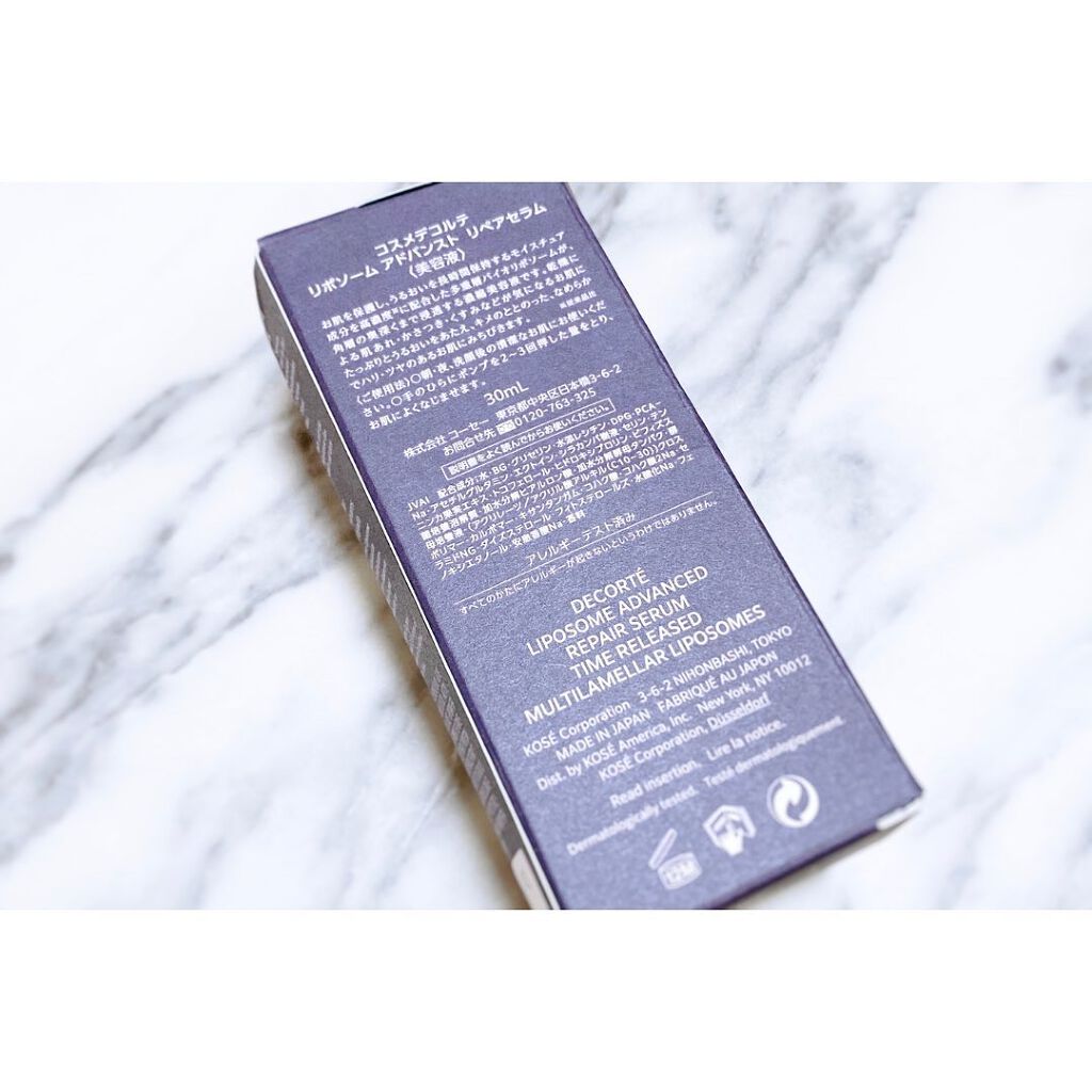 リポソーム アドバンスト　リペアセラム/DECORTÉ/美容液を使ったクチコミ（2枚目）