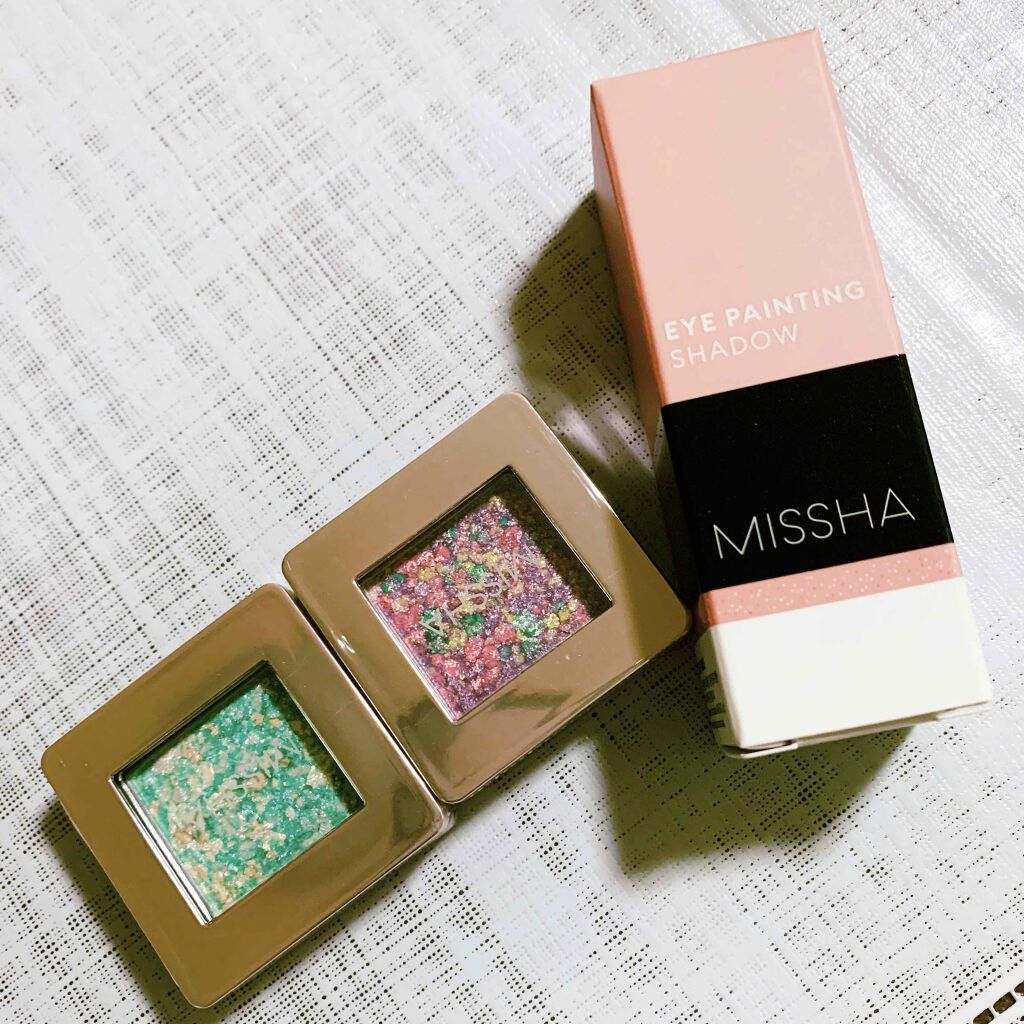 グリッタープリズム シャドウ/MISSHA/グリッターを使ったクチコミ(1枚目)