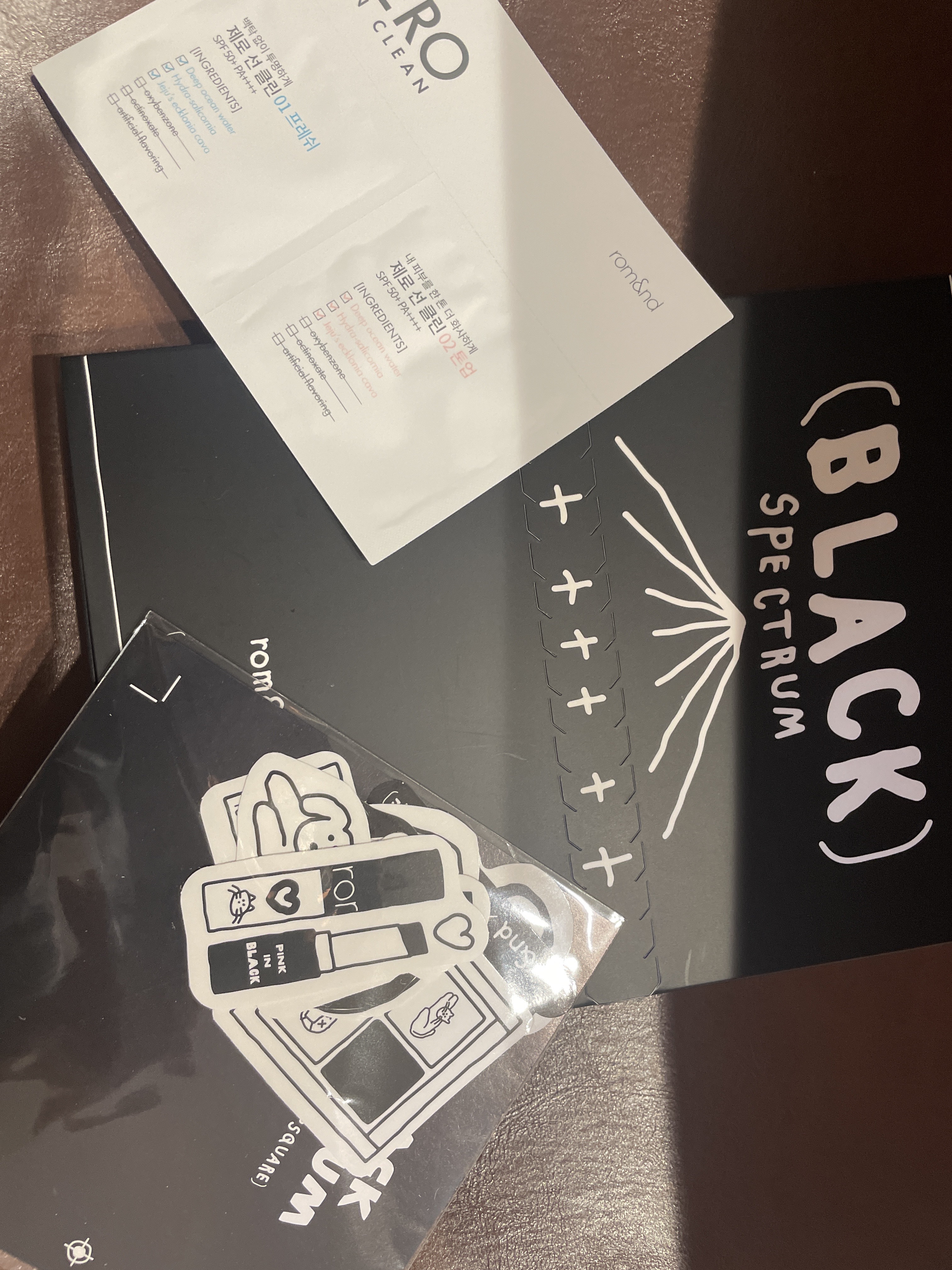 ブラックスペクトラムエディション（rom&nd×INAPSQUARE）/rom&nd/メイクアップキットを使ったクチコミ（1枚目）