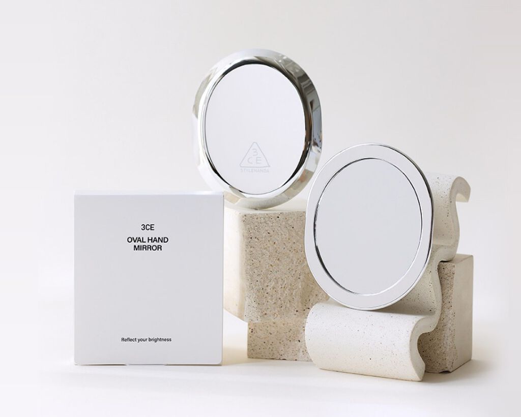 3CE 3CE オーバル ハンドミラー