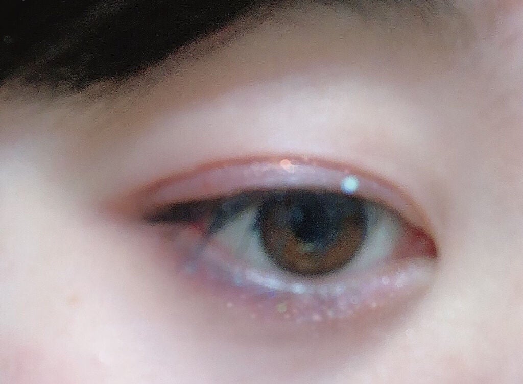 リキッド グリッター シャドウ/rom&nd/グリッターを使ったクチコミ(3枚目)