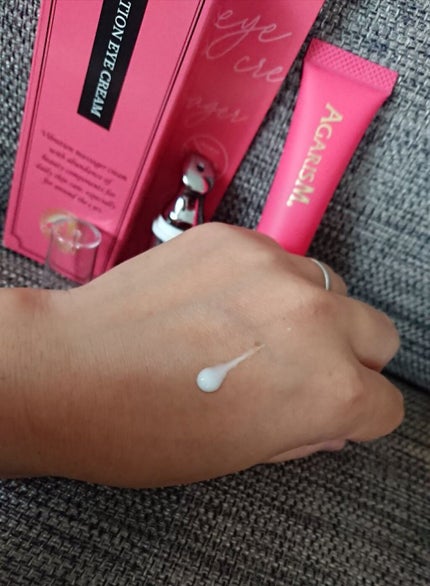 アイキュット マッサージャークリーム/AGARISM/アイケア・アイクリームを使ったクチコミ(4枚目)