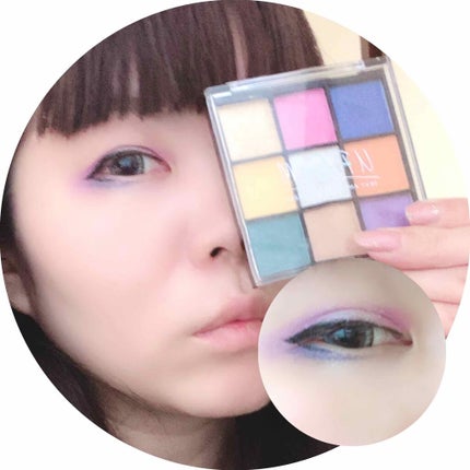 UR GLAM BLOOMING EYE COLOR PALETTE/U R GLAM/アイシャドウパレットを使ったクチコミ(1枚目)