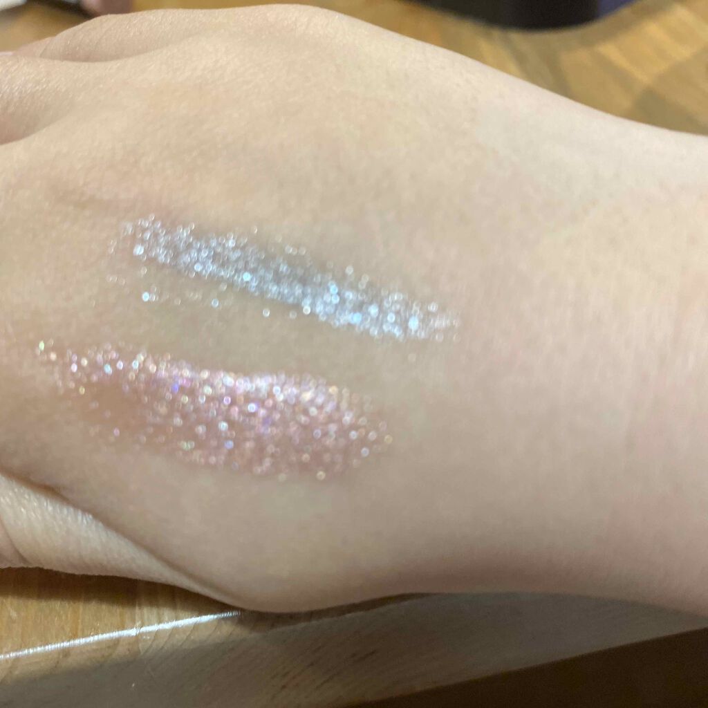 UR GLAM　EYESHADOW STICK 06 シルバー/U R GLAM/スティックアイシャドウを使ったクチコミ（3枚目）