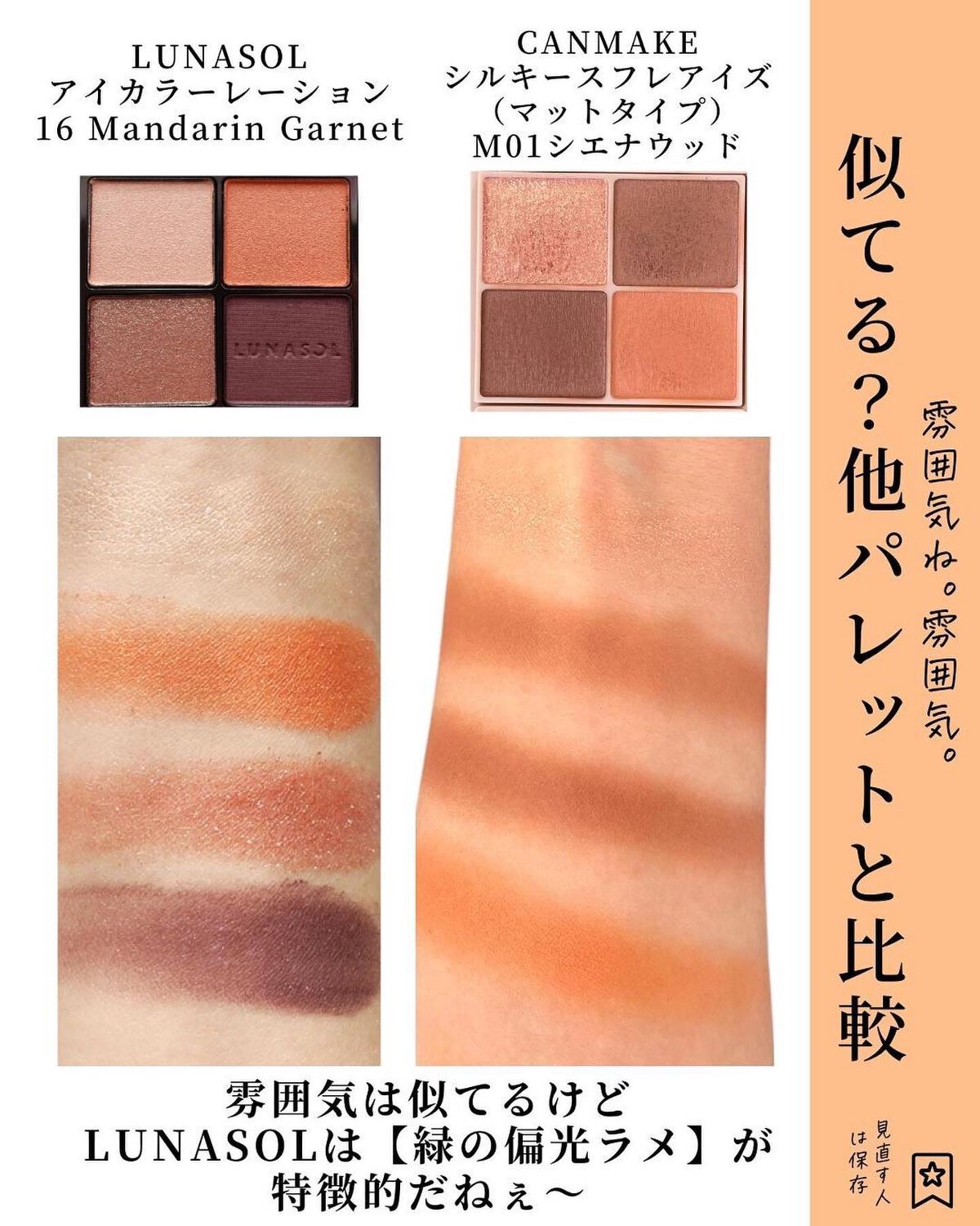 アイカラーレーション/LUNASOL/アイシャドウパレットを使ったクチコミ(7枚目)