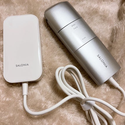 SALONIA サロニア 脱毛器 フラッシュ クリスタル シルクエピ 試してみた】フラッシュ クリスタル シルクエピ SALONIAのリアル