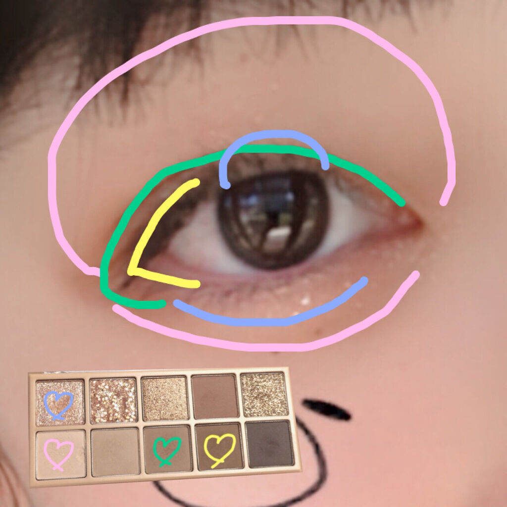 ベターザンパレット/rom&nd/アイシャドウパレットを使ったクチコミ（2枚目）