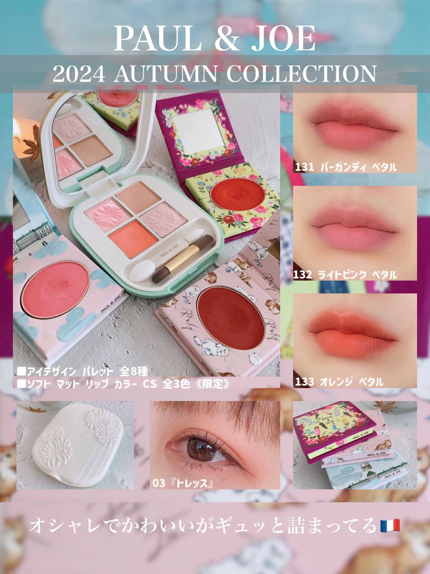 ポール & ジョー アイデザイン パレット/PAUL & JOE BEAUTE/アイシャドウパレットを使ったクチコミ(5枚目)