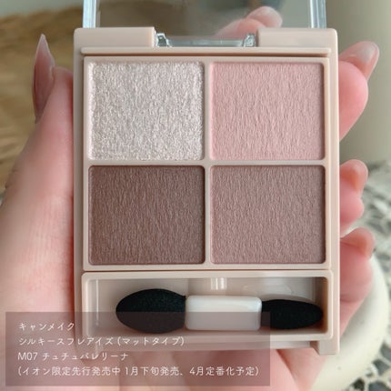 シルキースフレアイズ(マットタイプ)/キャンメイク/アイシャドウパレットを使ったクチコミ(2枚目)