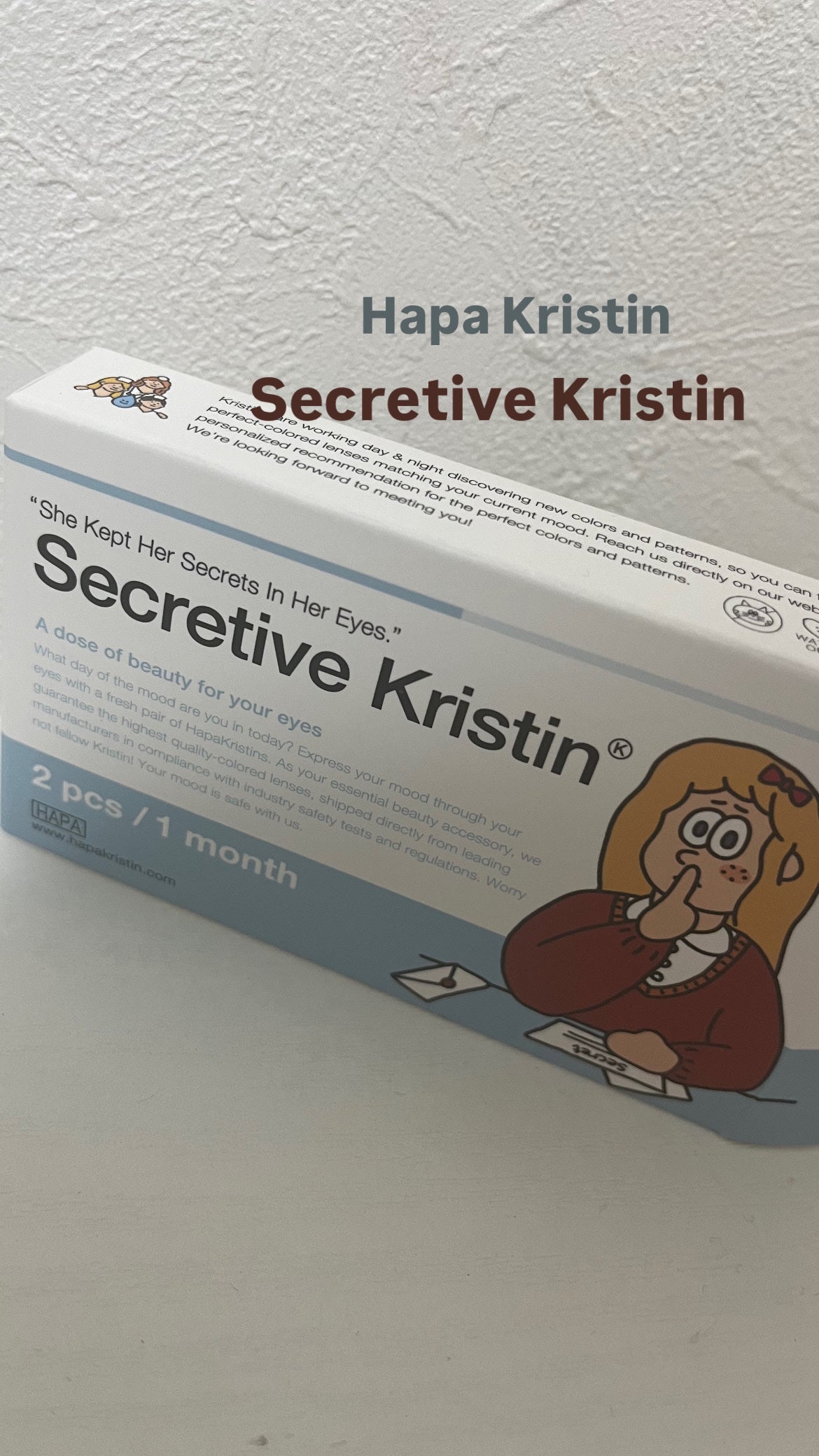 Secretive Kristen/Hapa kristin/カラーコンタクトレンズを使ったクチコミ(1枚目)