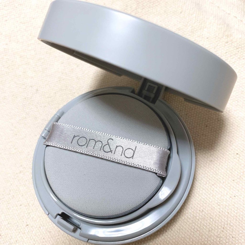 ゼロクッション/rom&nd/クッションファンデーションを使ったクチコミ(2枚目)