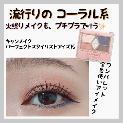 【旧品】パーフェクトスタイリストアイズ/キャンメイク/アイシャドウパレットを使ったクチコミ(1枚目)
