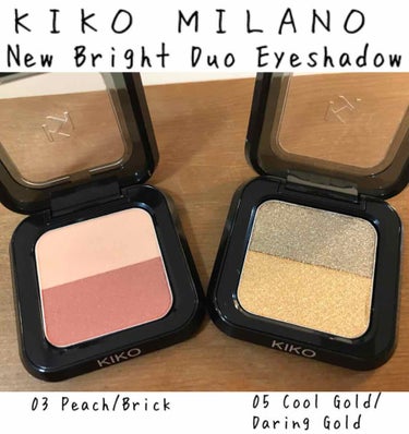 New Bright Duo Eyeshadow/KIKO/シングルアイシャドウを使ったクチコミ（1枚目）