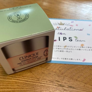 みるきー on LIPS 「CLINIQUEモイスチャーサージジェルクリームずっと欲しかっ..」（1枚目）