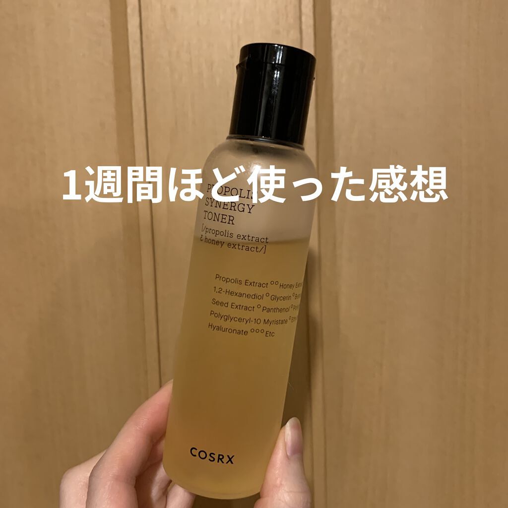 フルフィットプロポリスシナジートナー/COSRX/化粧水を使ったクチコミ（1枚目）