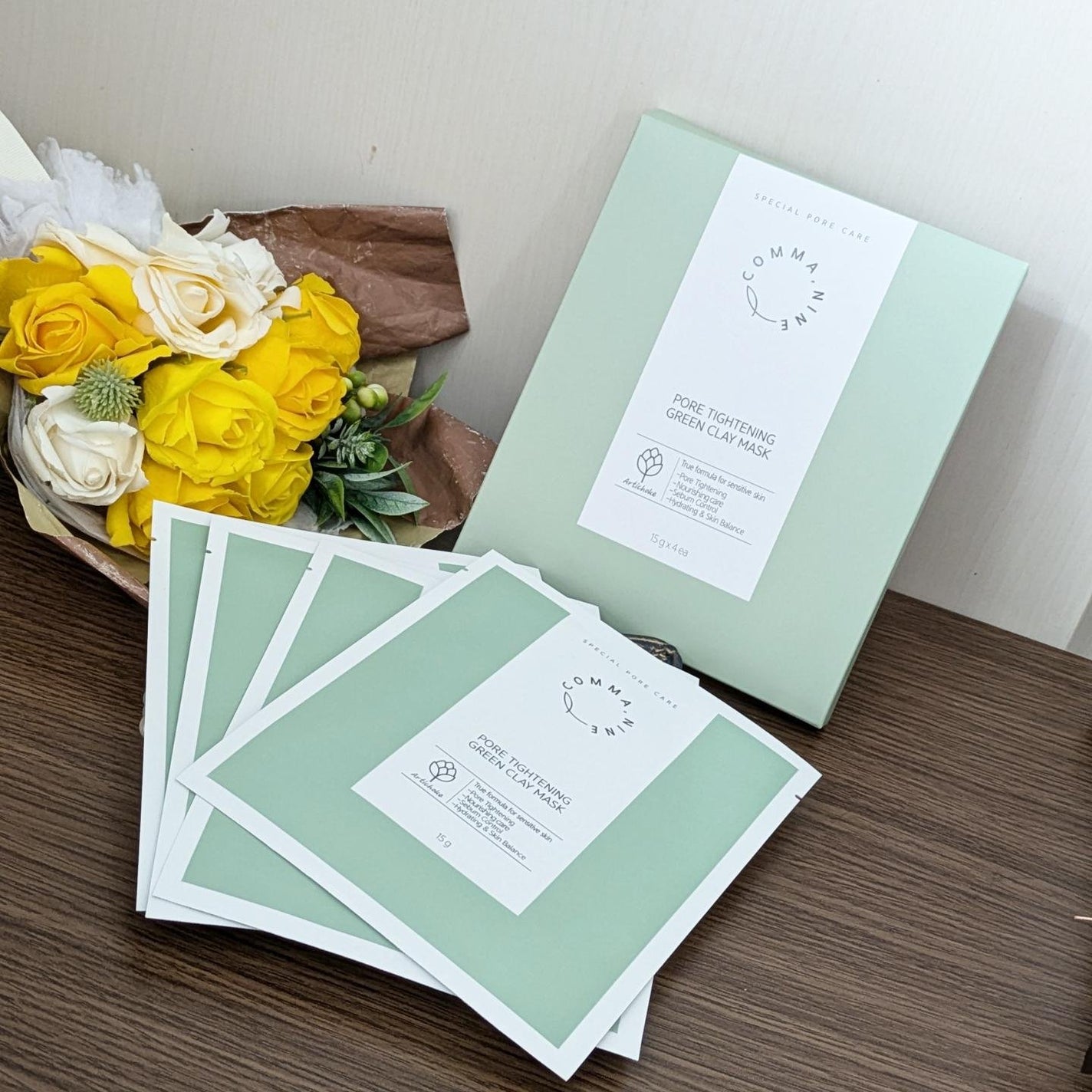 ポアタイトニンググリーンクレイマスク/COMMANINE/シートマスク・パックを使ったクチコミ(1枚目)