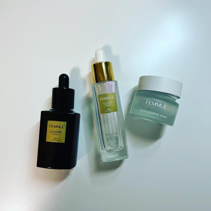 ローズウォーター スリーピングマスク/FEMMUE/フェイスクリームを使ったクチコミ(1枚目)