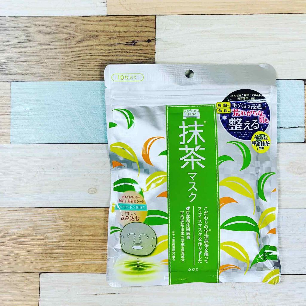 ワフードメイド　宇治抹茶マスク/pdc/シートマスク・パックを使ったクチコミ（1枚目）