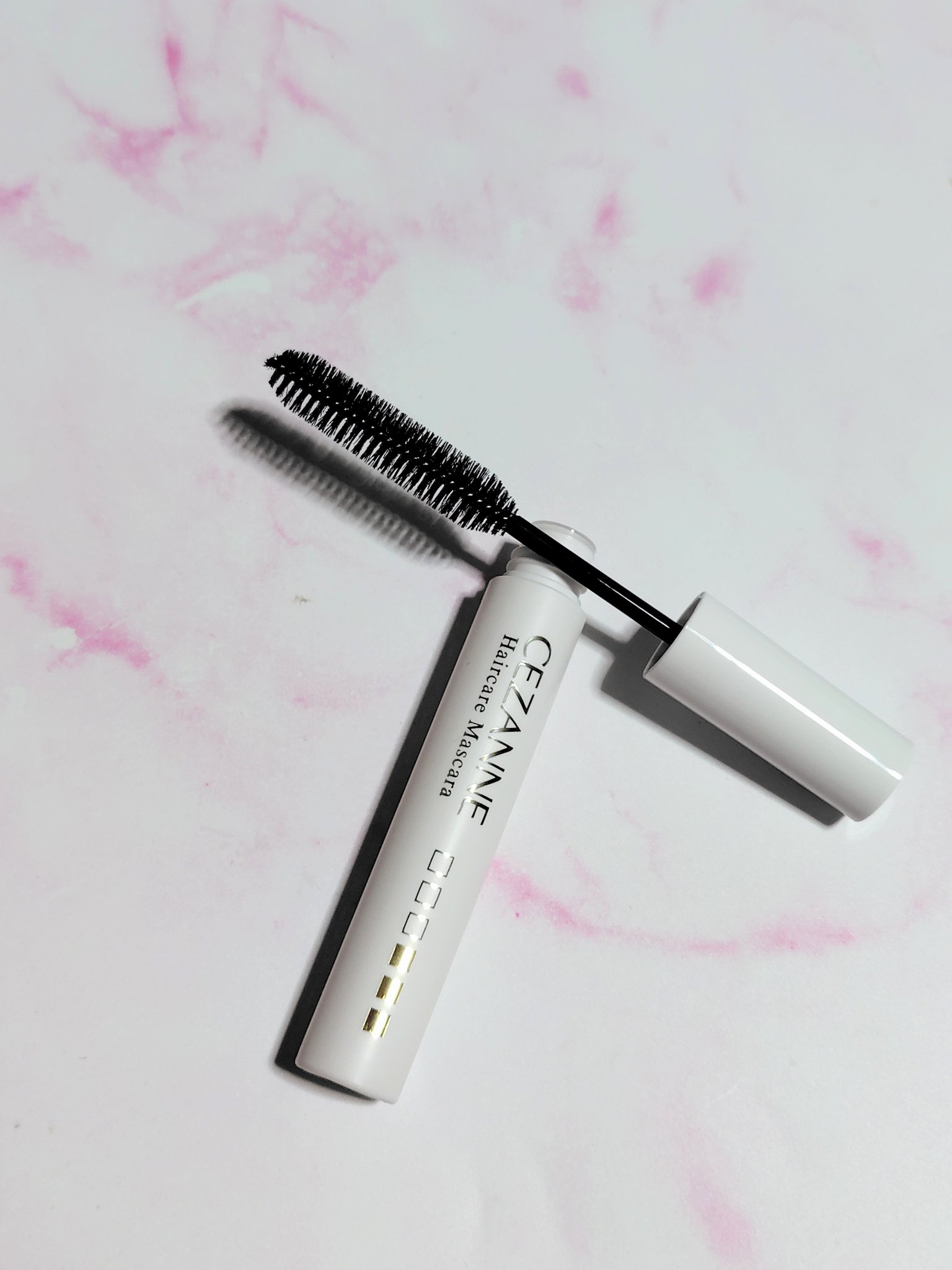 ヘアケアマスカラ/CEZANNE/ヘアジェルを使ったクチコミ（2枚目）