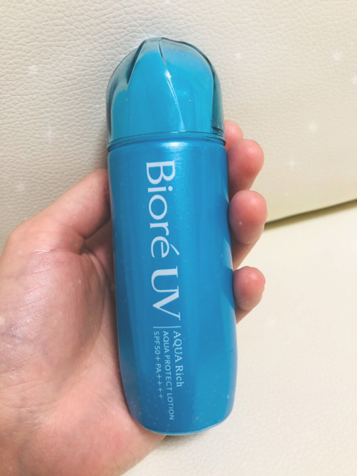 ビオレUV アクアリッチ アクアプロテクトローション(水層パック)/ビオレ/日焼け止めローションを使ったクチコミ（1枚目）