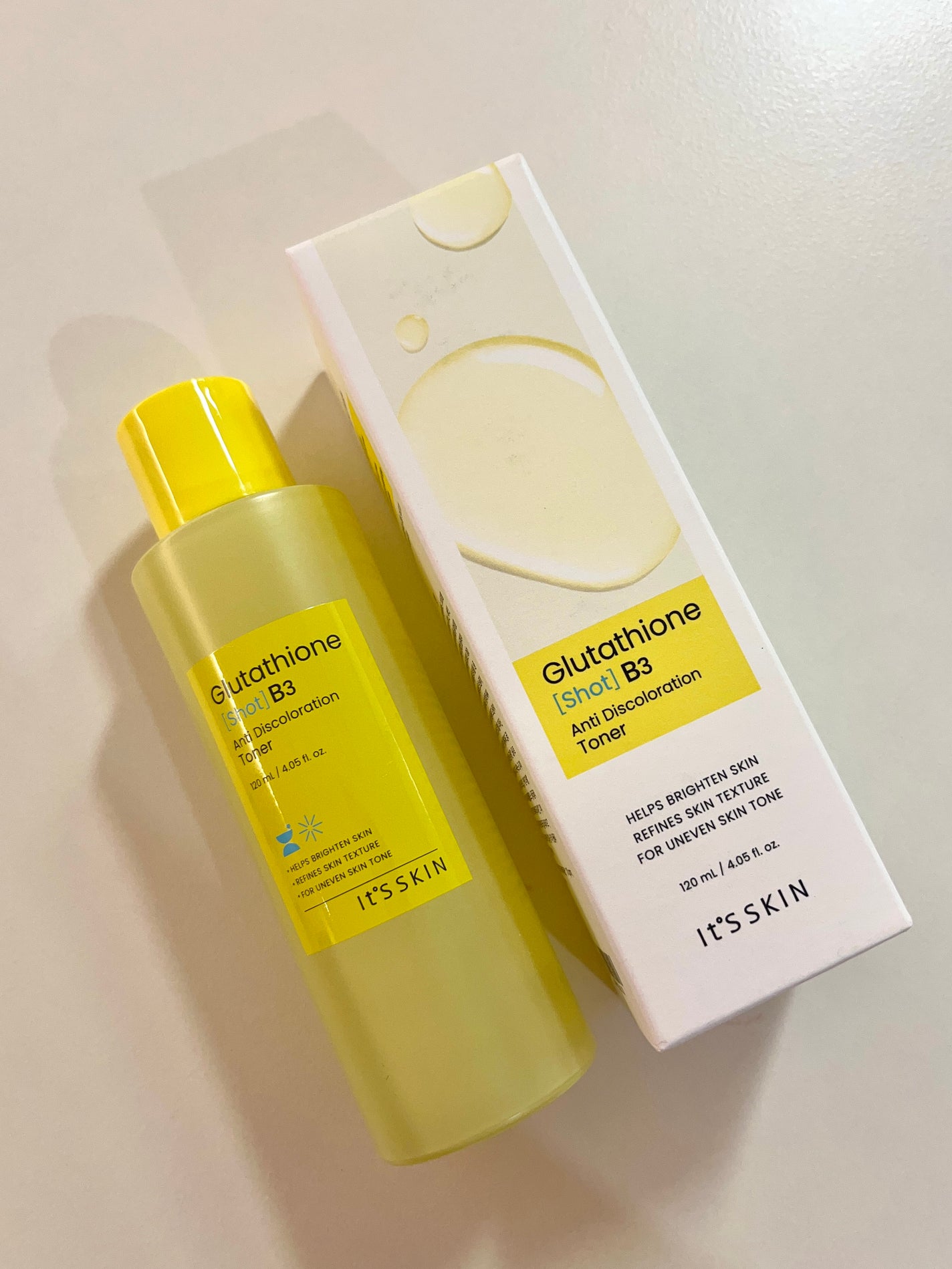 グルタチオンショットB3クリアトーントナー/It's skin/化粧水を使ったクチコミ(1枚目)