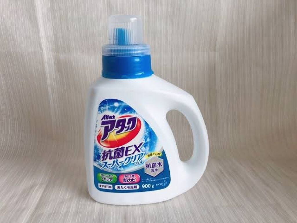 アタック 抗菌EX スーパークリアジェル/アタック/洗濯洗剤を使ったクチコミ(1枚目)