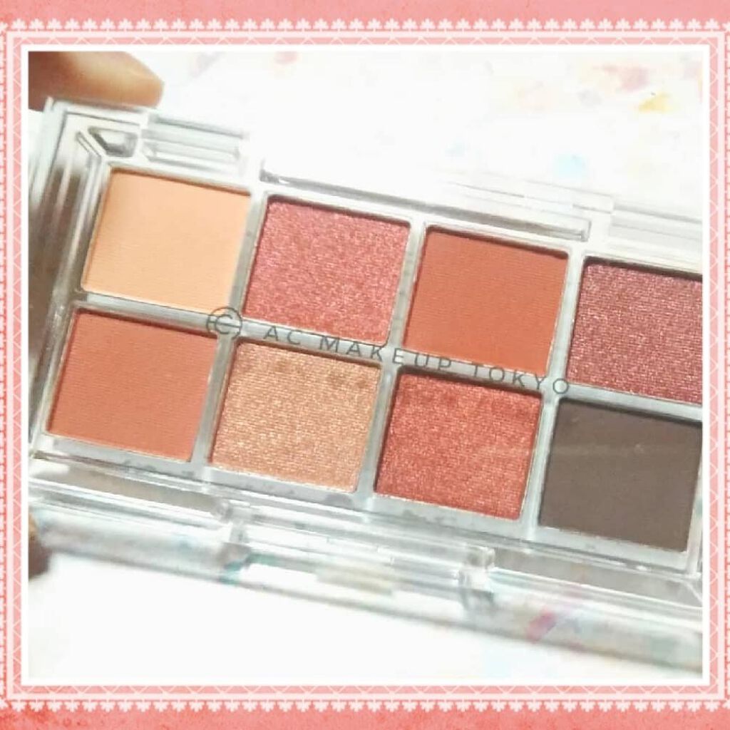 AC8カラーアイパレット/セリア/アイシャドウパレットを使ったクチコミ（1枚目）