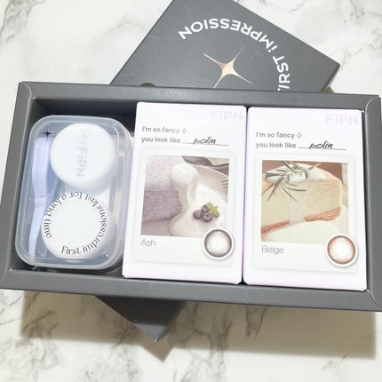 FiPN polin beige/FiPN/1ヶ月(1MONTH)カラコンを使ったクチコミ(2枚目)