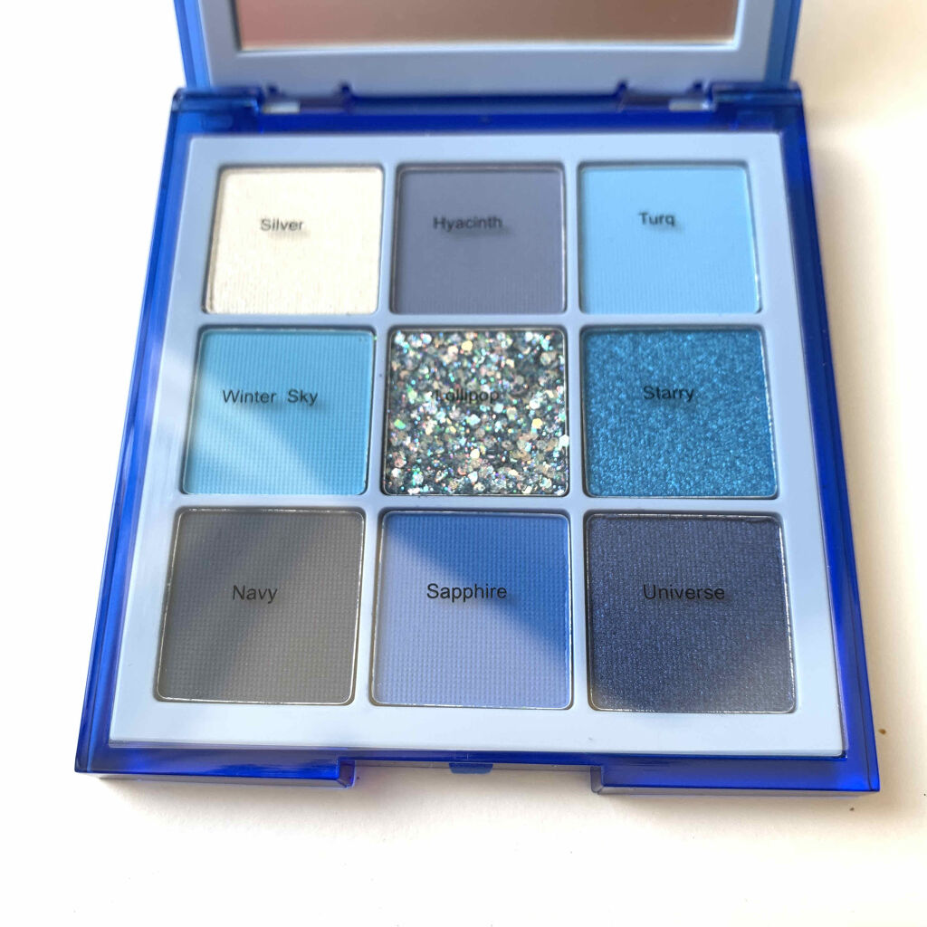  诗蒂娅九色眼影盘 (9 Colors Eye Shadow Palette)/SHEDELLA/アイシャドウパレットを使ったクチコミ（2枚目）