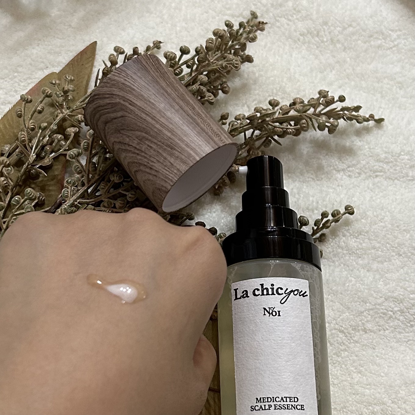 MEDICATED SCALP ESSENCE/La chicyou/頭皮ローションを使ったクチコミ（3枚目）