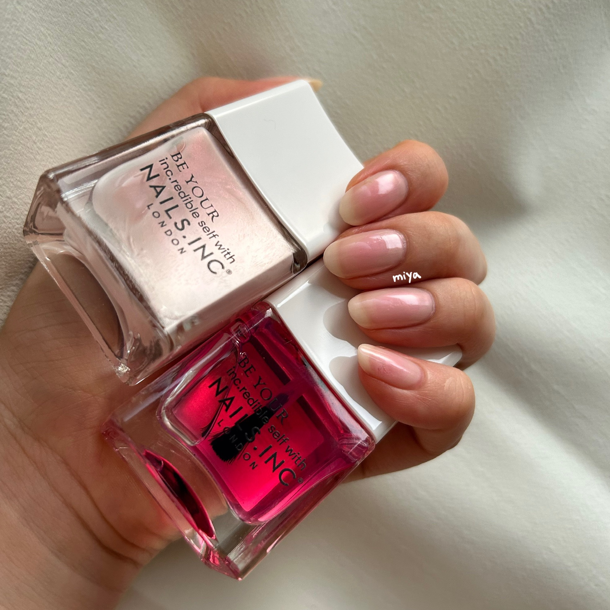 グローナチュラルデュオキット/nails inc./マニキュアを使ったクチコミ（3枚目）