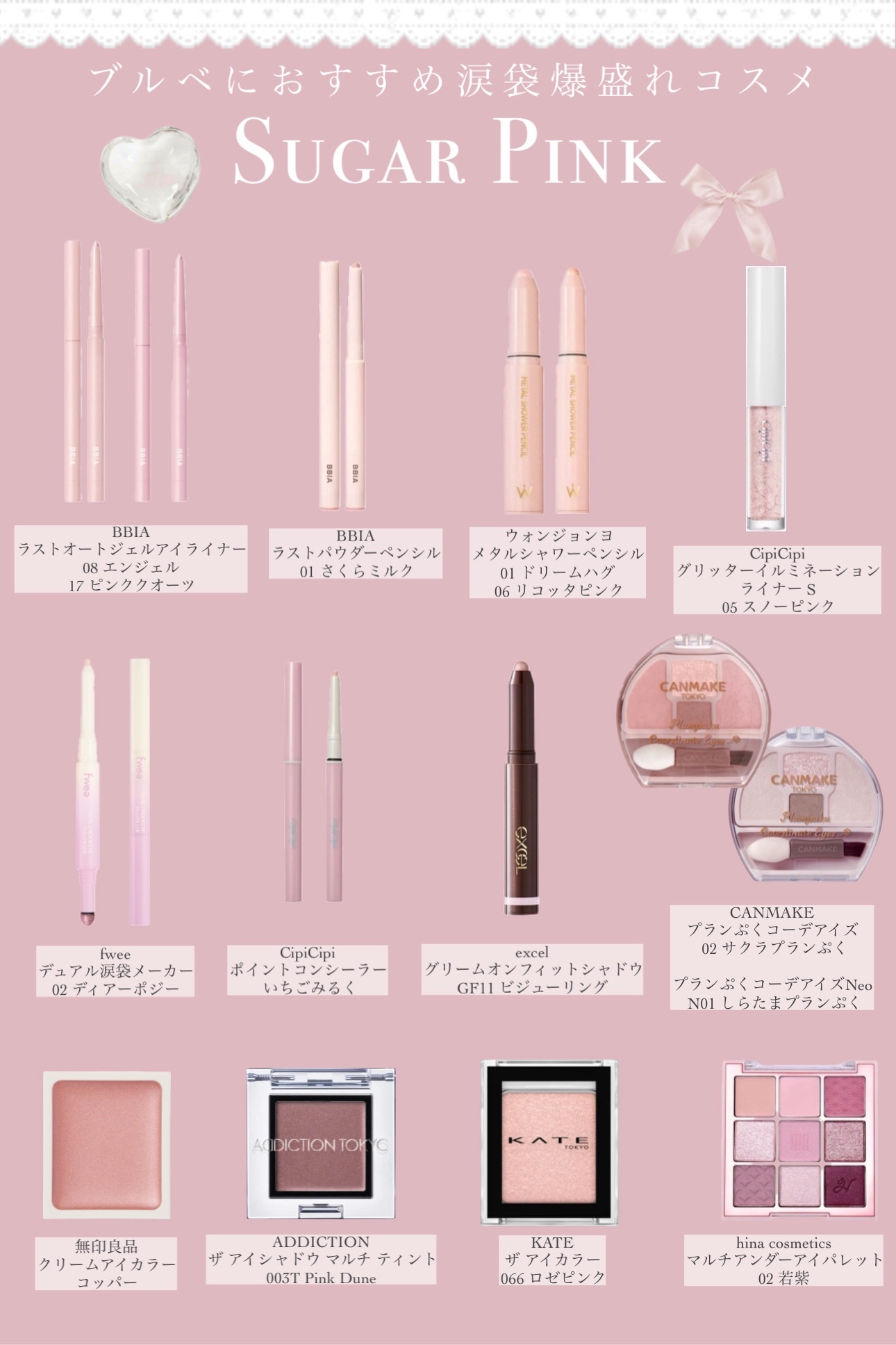 グリームオンフィットシャドウ/excel/スティックアイシャドウを使ったクチコミ（1枚目）