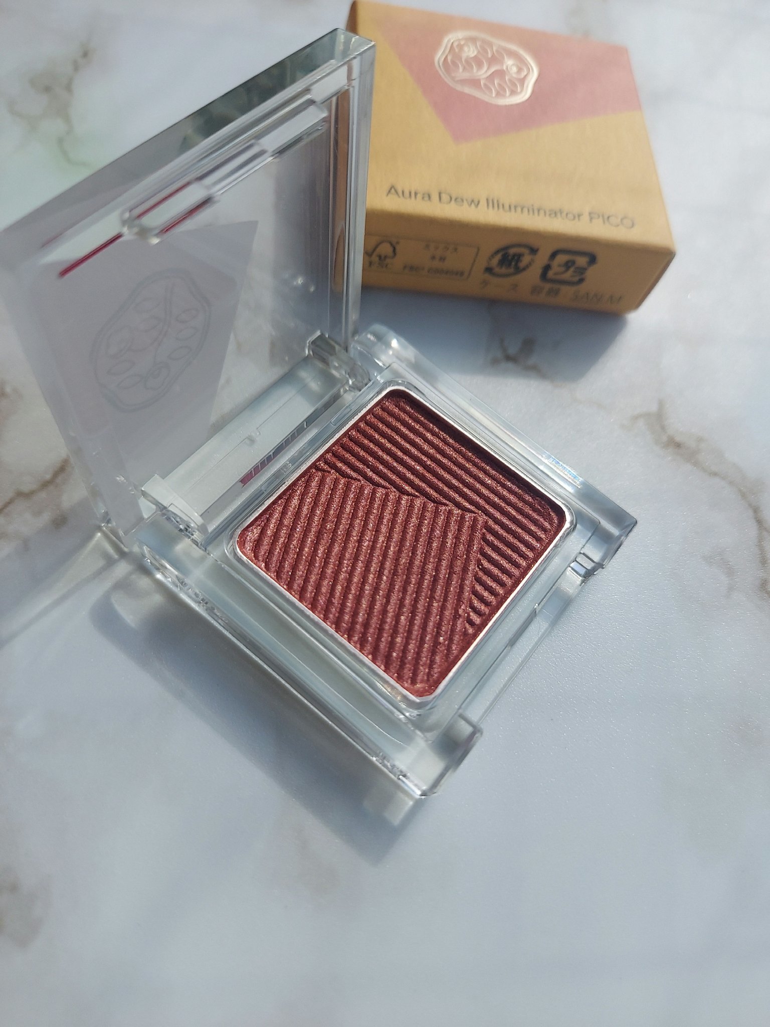 オーラデュウ プリズム イルミネーター ピコ 06 雀色時/SHISEIDOザ・メーキャップ/単色アイシャドウを使ったクチコミ（1枚目）