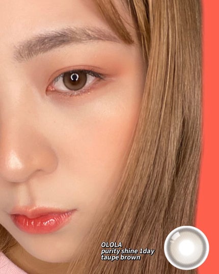 ピュアリティーシャインワンデー(PURITYSHINE 1day)/OLOLA/ワンデー(1DAY)カラコンを使ったクチコミ(1枚目)