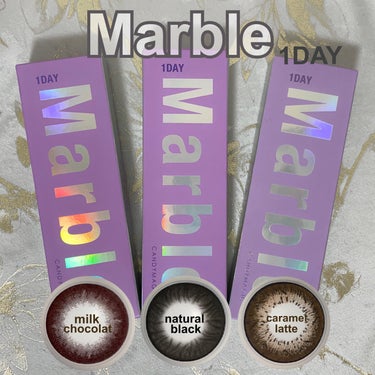 Marble by LUXURY Marble by LUXURY(マーブルバイラグジュアリー）1dayのクチコミ「candy magic マーブル 1day
ミルクショコラ / ナチュラルブラック / キャラ.....」（1枚目）