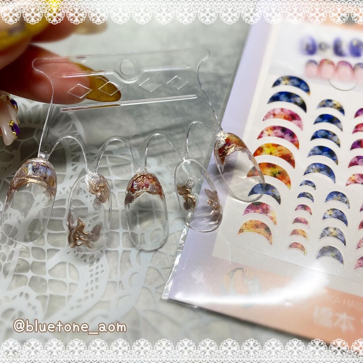 ネイルシール/キャンドゥ/ネイルシールを使ったクチコミ(5枚目)