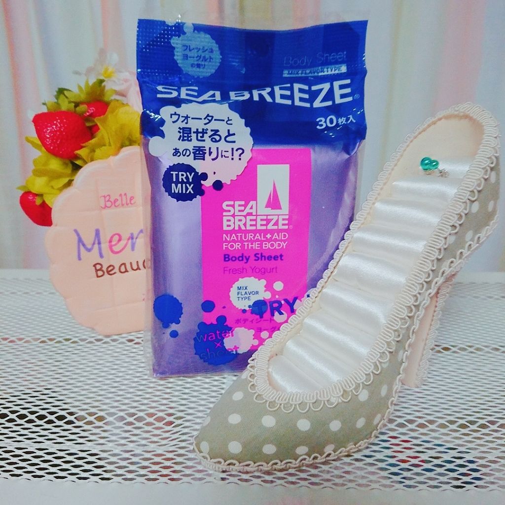 ボディシート ミックスフレーバータイプ フレッシュヨーグルト/シーブリーズ/ボディシートを使ったクチコミ(1枚目)