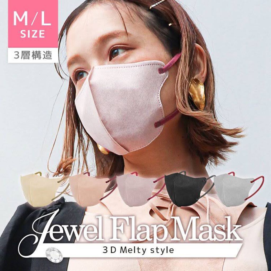 くろぬこ on LIPS 「バイカラー不織布マスク⸜♡⸝大人気のマス○ードマスクが全..」(3枚目)