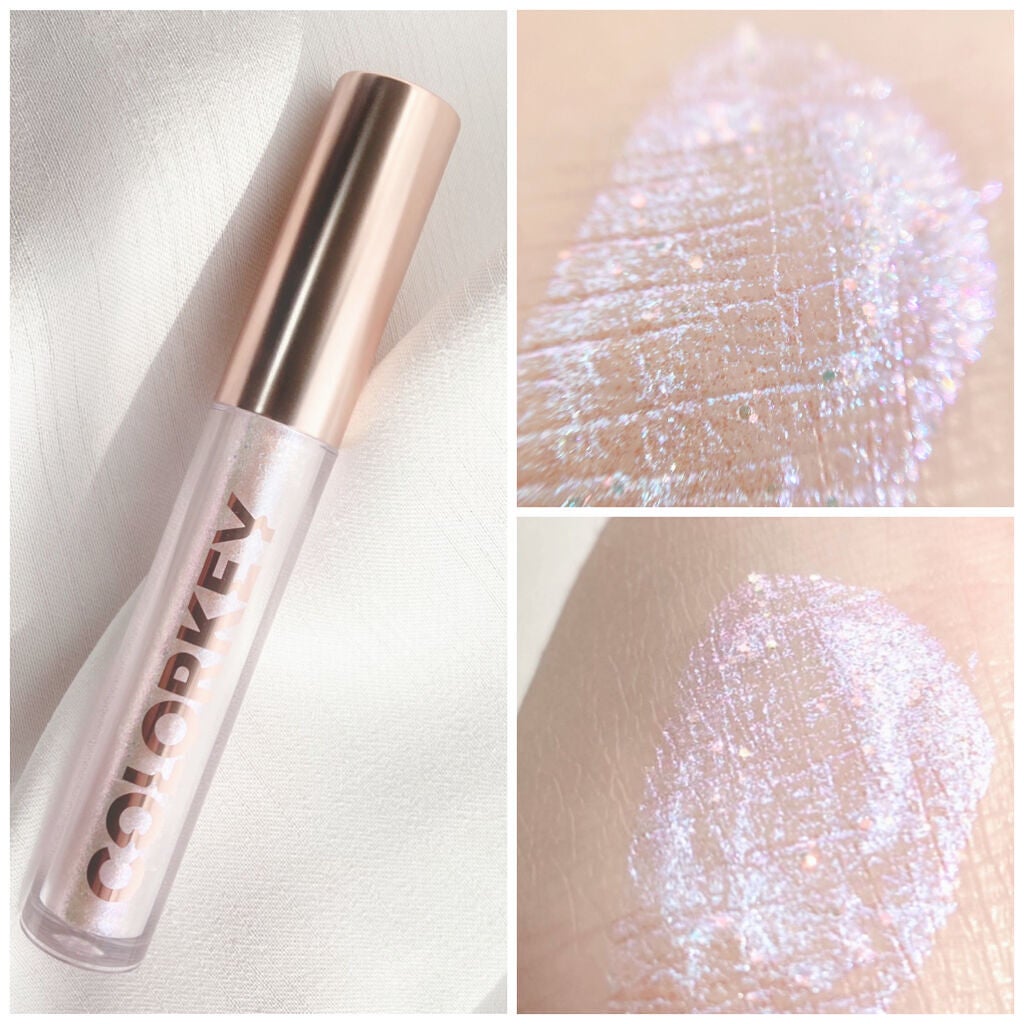 スパークリングギャラクシーリキッドアイシャドウ/COLORKEY/リキッドアイシャドウを使ったクチコミ(2枚目)