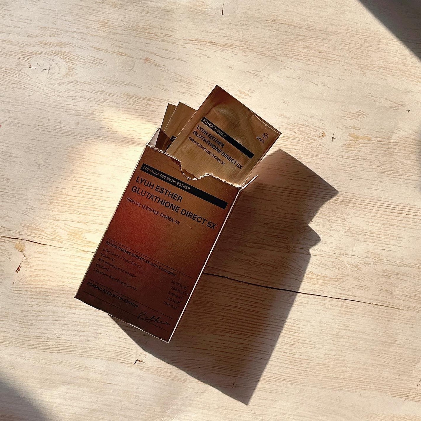 ヨエスターグルタチオンダイレクト5X/ESTHER FORMULA/美容サプリメントを使ったクチコミ(1枚目)