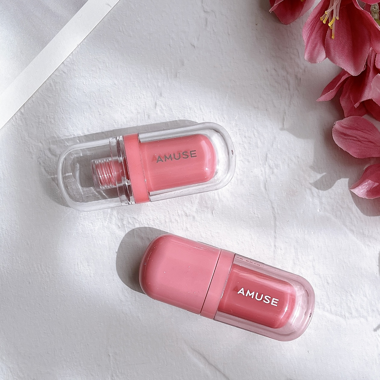 ジェルフィットティント/AMUSE/リップティントを使ったクチコミ（2枚目）