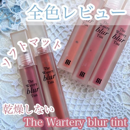 ザ ウォータリー ブラー ティント/MERZY/リップティントを使ったクチコミ(1枚目)