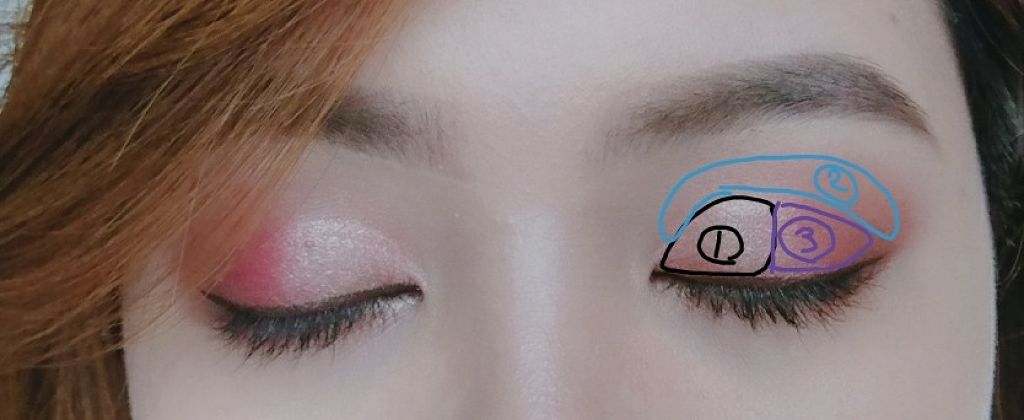 @HARU on LIPS 「#eyes#eyemakeup#pink#easy#アイメイク..」(3枚目)