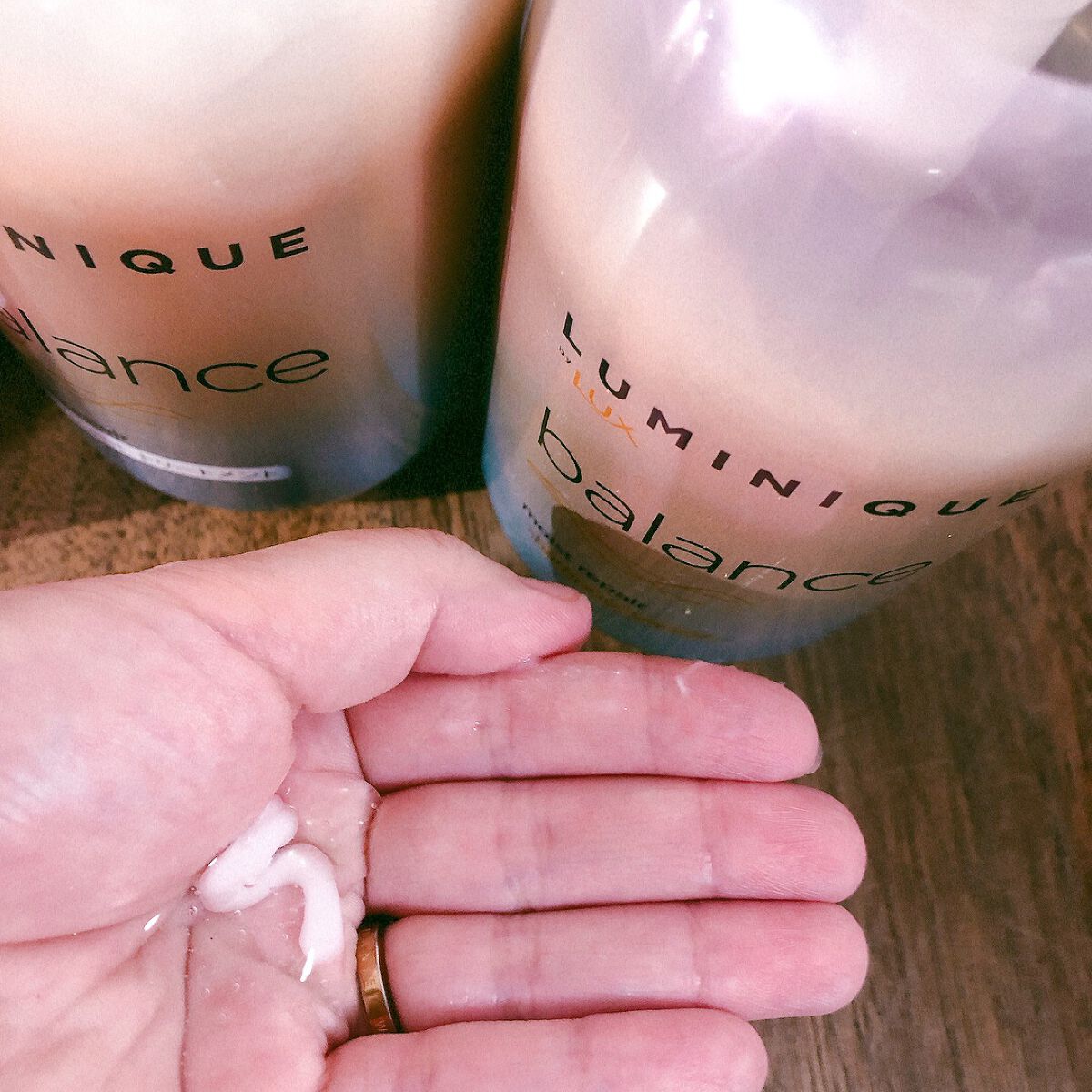 ルミニーク バランス モイストリペア シャンプー/トリートメント/LUX/市販シャンプーを使ったクチコミ(1枚目)