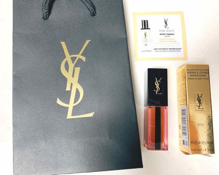 ルージュ ピュールクチュール ヴェルニ ウォーターステイン/YVES SAINT LAURENT BEAUTE/口紅を使ったクチコミ(1枚目)