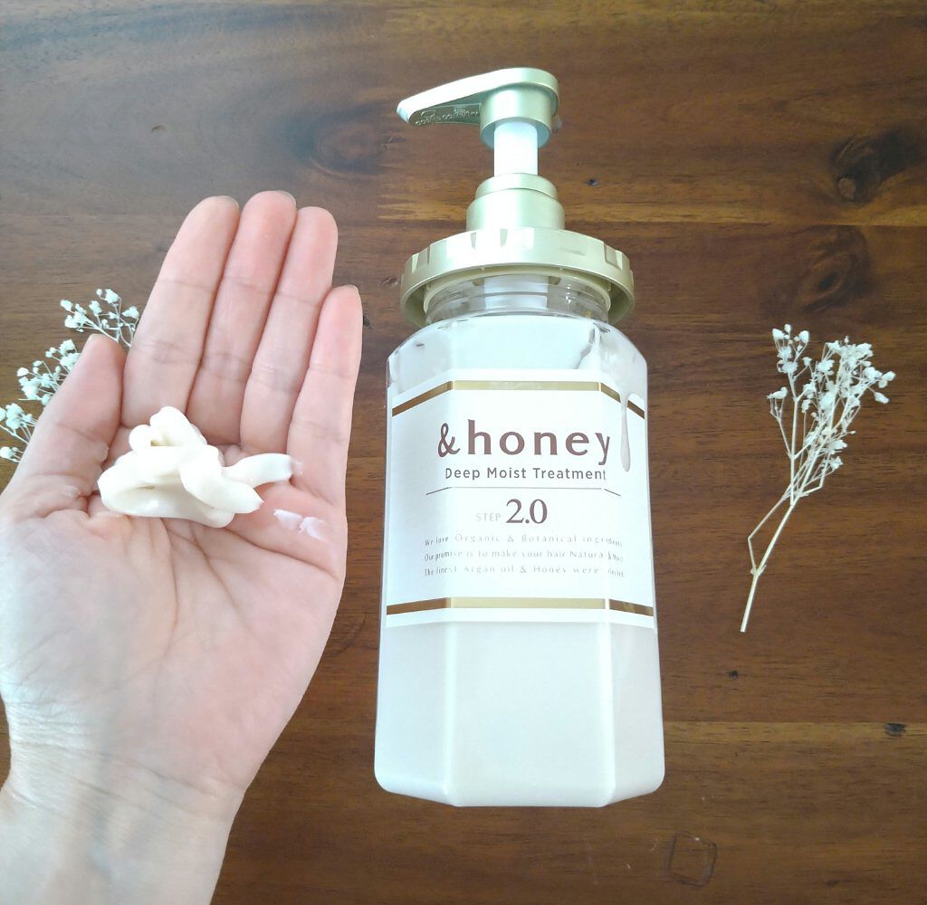 ディープモイスト シャンプー1.0／ヘアトリートメント2.0/&honey/市販シャンプーを使ったクチコミ（3枚目）