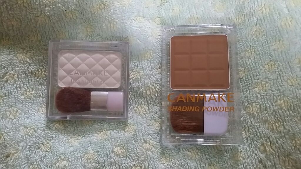 ハイライター/キャンメイク/パウダーハイライトを使ったクチコミ（1枚目）