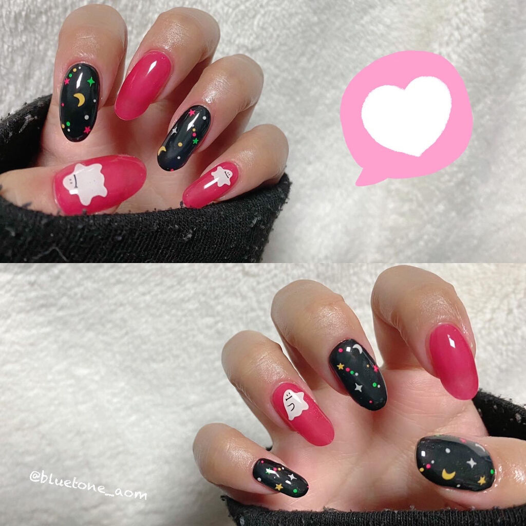 セミキュアジェルネイル（ハンド）/ohora/ネイルシールを使ったクチコミ（3枚目）