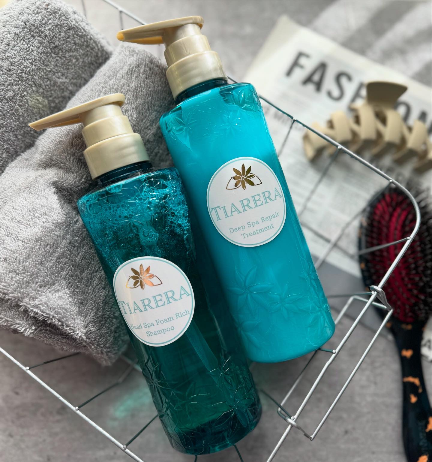 ヘッドスパフォームリッチシャンプー／ディープスパリペアトリートメント/TIARERA/市販シャンプーを使ったクチコミ（1枚目）