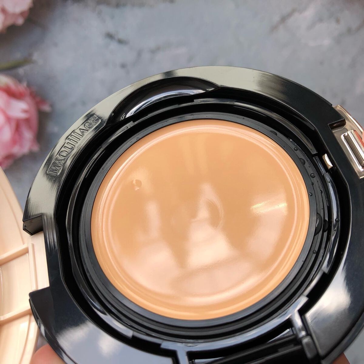 ドラマティッククッションジェリー/マキアージュ/クッションファンデーションを使ったクチコミ(4枚目)